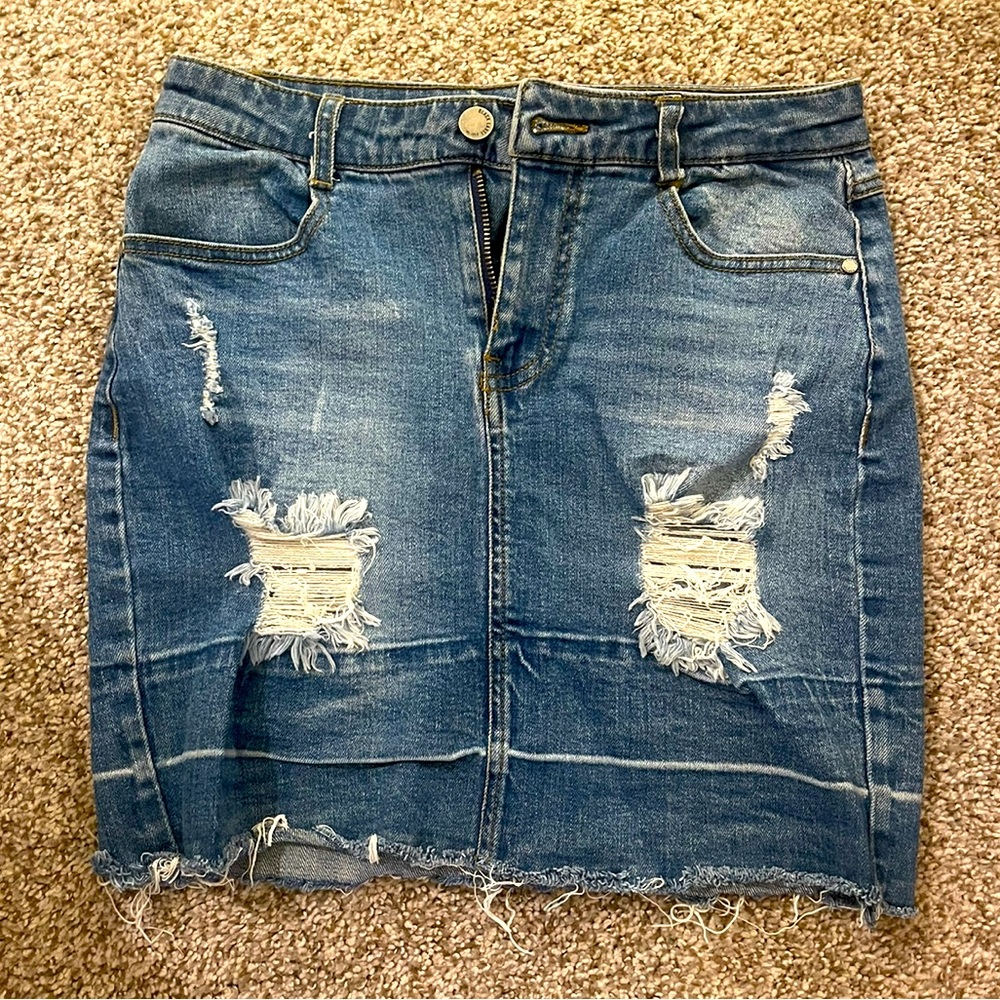 Jean Mini Skirt